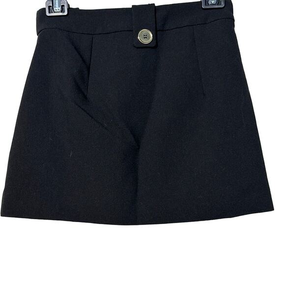 Mango Black Mini Skirt Women’s XS Chic Versatile Short Length Preppy Modern - Picture 5 of 10